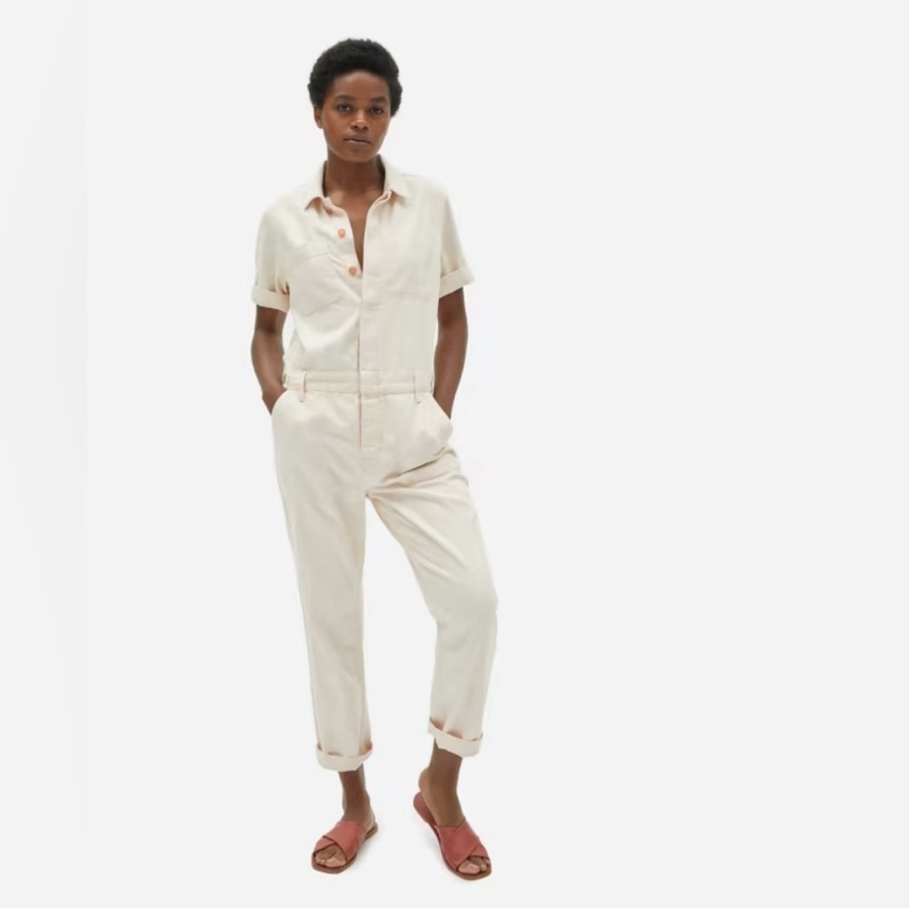 Everlane | Cream Jumpsuit